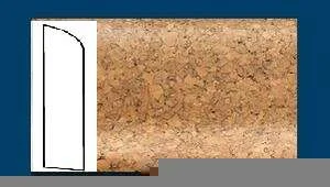 Плинтус пробковый ArtCorkDesing С 106 (Колер 8) 10х60х910 мм в Салавате