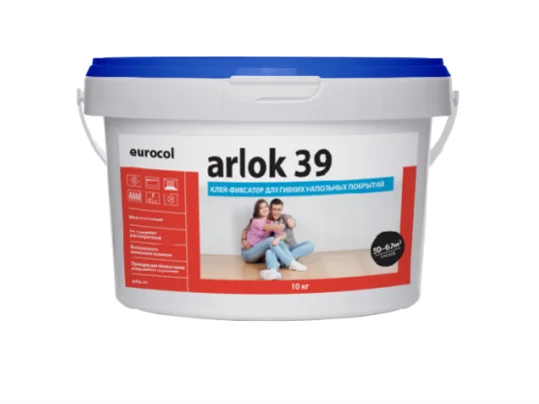 Клей Arlok 39 (10 кг) 150-200 г/м2, фиксатор против сдвигов в Салавате