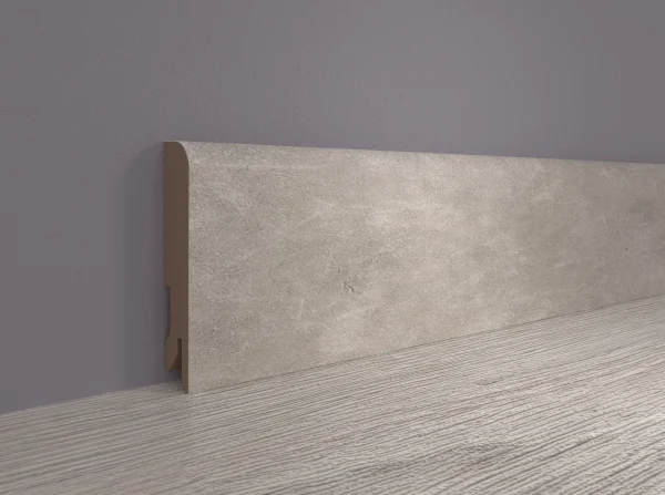 Плинтус MDF Bonkeel 24066 Бетон Лофт Светлый (80х16х2400 мм) в Салавате