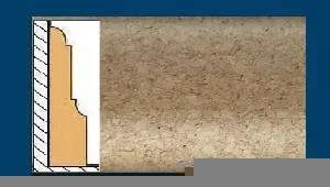Плинтус пробковый ArtCorkDesing С 103 (Колер 5) 12х65х910 мм в Салавате