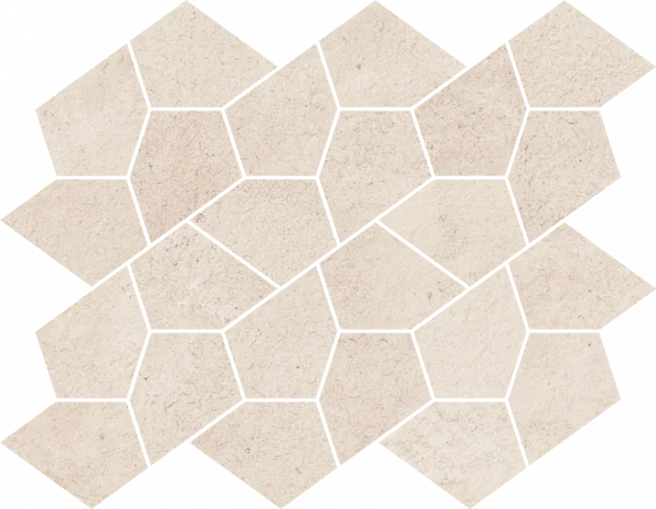 Керамогранит Italon Этернум Сноу Мозаика Калейдо 35.6х27.6 (Натуральная) в Салавате