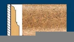 Плинтус пробковый ArtCorkDesing С 103 (Колер 8) 12х65х910 мм в Салавате