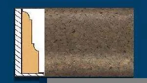 Плинтус пробковый ArtCorkDesing С 103 (Колер 7) 12х65х910 мм в Салавате
