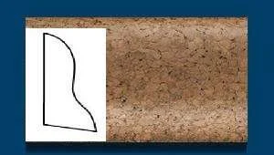Плинтус пробковый ArtCorkDesing С 102 (Колер 9) 20x40x910 мм в Салавате
