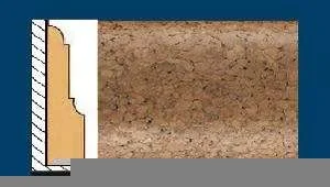 Плинтус пробковый ArtCorkDesing С 103 (Колер 9) 12х65х910 мм в Салавате