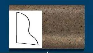 Плинтус пробковый ArtCorkDesing С 102 (Колер 7) 20x40x910 мм в Салавате