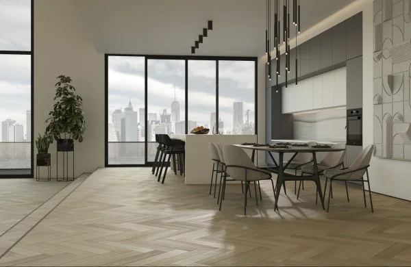 Паркетная доска Quartz Parquet Английская Ёлка Дуб Лимба 33-405 в Салавате