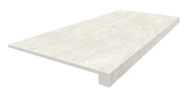 Керамогранит Coliseum Да Винчи Уайт Ступень фронтальная (Натуральный, 33х60) в Салавате