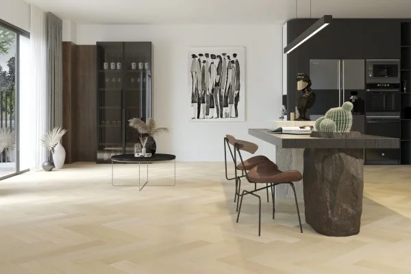 Паркетная доска Quartz Parquet Английская Ёлка Дуб Испанский 33-404 в Салавате