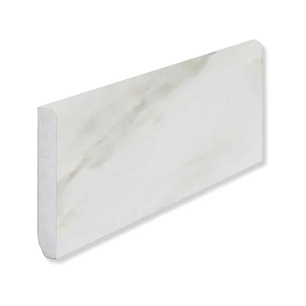 Кварцевый плинтус Fargo 6089-1 Белый Мрамор 80х11х2200 мм в Салавате