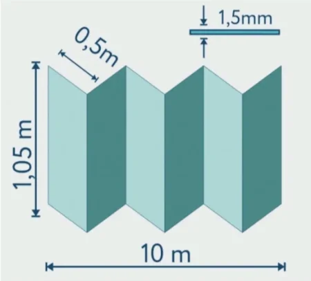 Подложка Солид 1,5мм гармошка для LVT (10.5м2) в Салавате