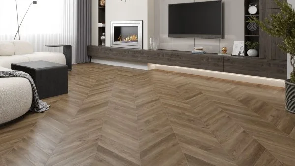 Кварц-виниловая плитка Alpine Floor Chevron Макадамия ECO 20-5 (2,5 мм. 43 класс) в Салавате