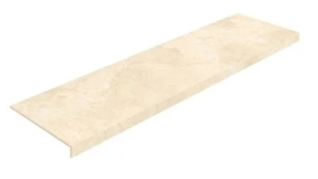 Керамогранит Coliseum Аурелия Уайт Ступень фронтальная (Натуральный, 33х120) в Салавате