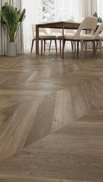 Кварц-виниловая плитка Alpine Floor Chevron Дуб Насыщенный ECO 20-4 (2,5 мм. 43 класс) в Салавате