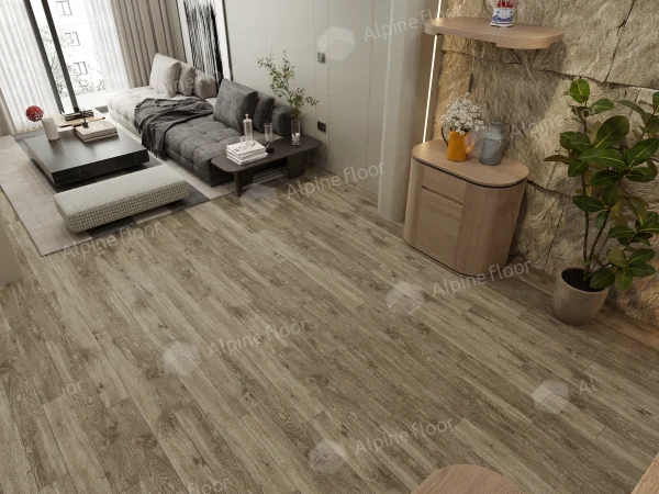 Каменно-полимерная плитка Alpine Floor Grand Sequoia Village Венге Грей ECO 11-807 4мм, 43 класс в Салавате