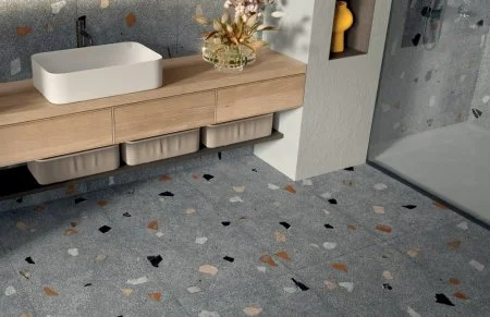 Керамогранит Coliseum Палладио Блэк 60х120 (Натуральный и Реттифицированный) в Салавате