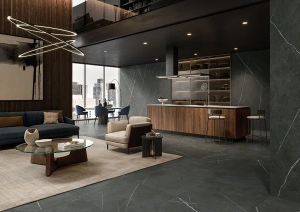 Керамогранит Italon Метрополис Империал Блэк 80х80 (Натуральная и Реттифицированная) в Салавате