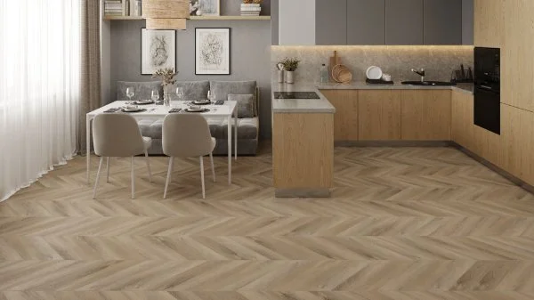 Кварц-виниловая плитка Alpine Floor Chevron Дуб Синистра ECO 20-6 (2,5 мм. 43 класс) в Салавате