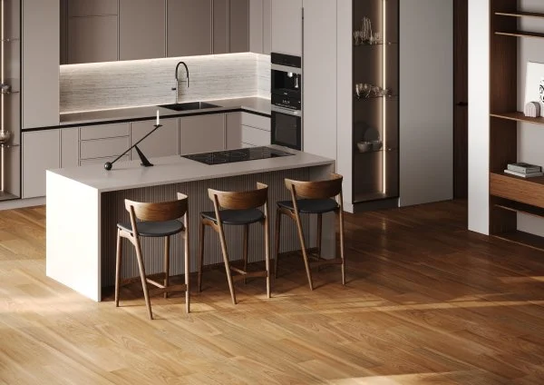 Паркетная доска Quartz Parquet Классик 5 мм Дуссия Африканская 550-63 в Салавате