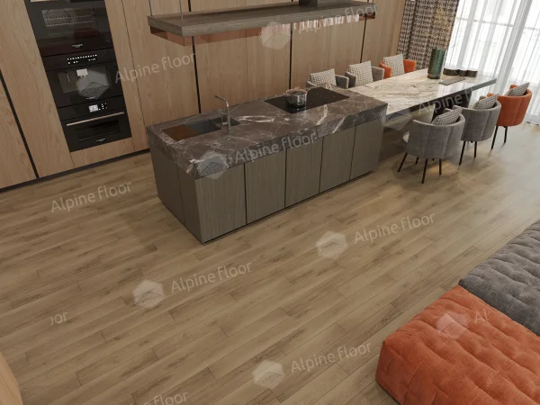 Каменно-полимерная плитка Alpine Floor Grand Sequoia Village Вайпуа ECO 11-1907 4мм, 43 класс в Салавате