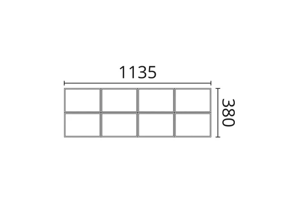 Декоративная панель NMC Arstyl Bump (113.5x38x4.3 см) в Салавате