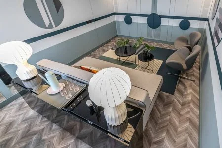 Пробковое покрытие CorkStyle Chevron Silver в Салавате