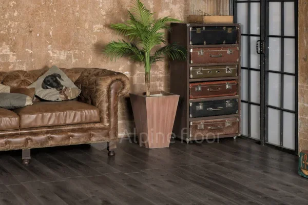 Кварц-виниловая плитка Alpine Floor Premium XL Дуб Торфяной ЕСО 7-11, 8 мм. 43 класс в Салавате