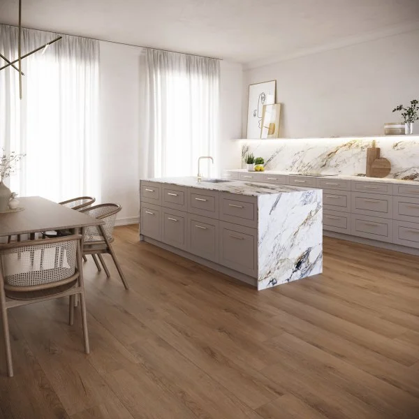 ПВХ плитка Invictus Primus Plank Riviera Oak Caramel в Салавате