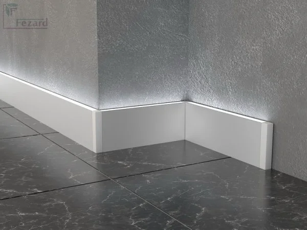 Алюминиевый плинтус Fezard Кабельный ALP-G80-LA Алюминий 80*15*2500 мм в Салавате