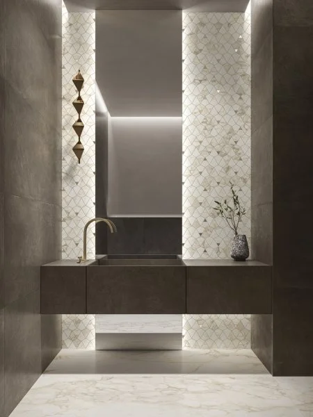 Керамогранит Italon Этернум Каррара Мозаика Вертекс 25.8х30 (Натуральная) в Салавате