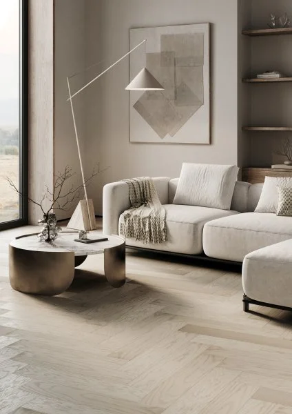 Паркетная доска Quartz Parquet Английская Ёлка Дуб Песочный 33-408 в Салавате