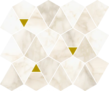 Керамогранит Italon Этернум Каррара Мозаика Вертекс 25.8х30 (Натуральная) в Салавате