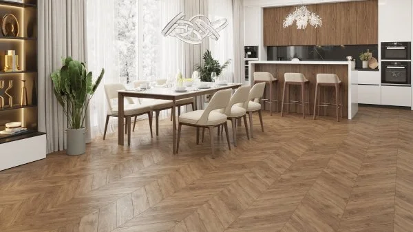 Кварц-виниловая плитка Alpine Floor Chevron Гевуина ECO 20-10 (2,5 мм. 43 класс) в Салавате