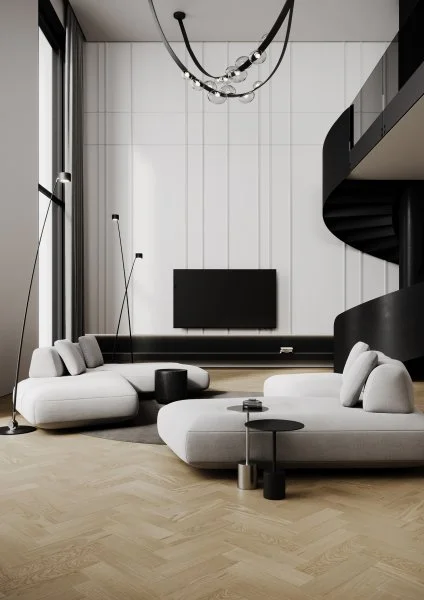 Паркетная доска Quartz Parquet Штучный паркет Дуб Бисквитный 44-1258-07 в Салавате