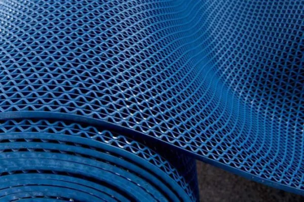 Грязезащитное рулонное покрытие ЗигЗаг Синий 4,5 мм (1,2 м) Китай в Салавате