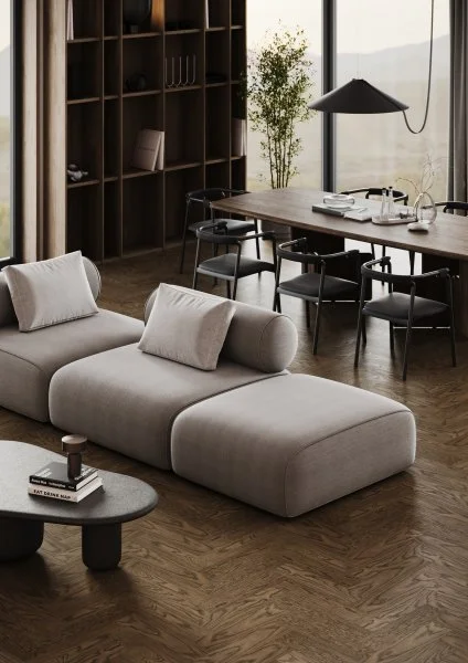 Паркетная доска Quartz Parquet Штучный паркет Дуб Брауни 44-413 в Салавате