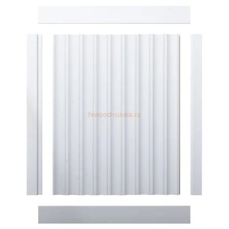 Финишный молдинг LF124A NP правый белый (42х12х2700мм) в Салавате