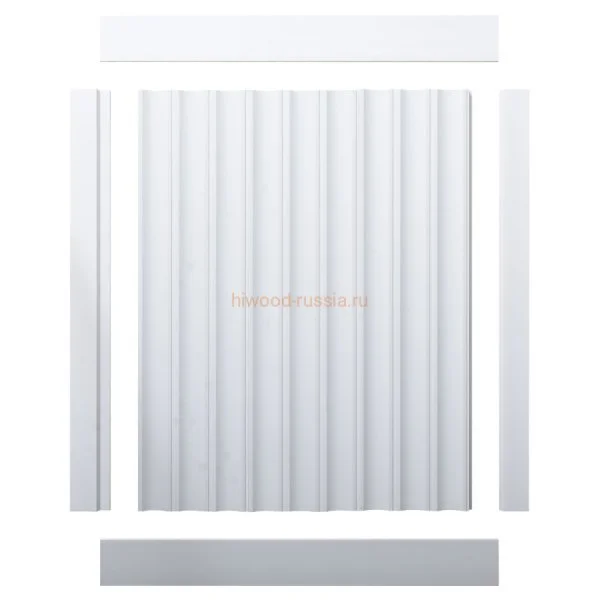 Финишный молдинг LF124A NP правый белый (42х12х2700мм) в Салавате