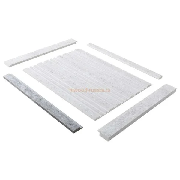 Финишный молдинг LF124A W50 правый декорированный (42х12х2700мм) в Салавате