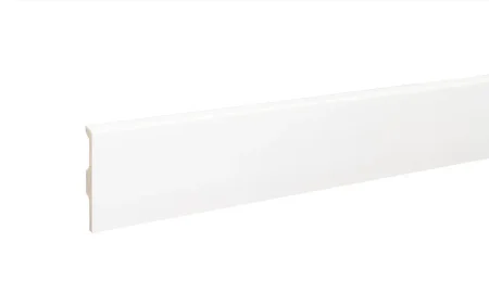 Плинтус дюрополимерный Bonkeel 01 Белый (80х14х2000 мм) в Салавате