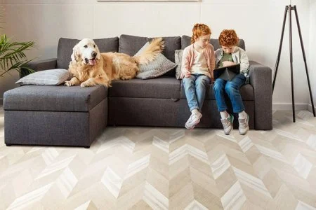 Пробковое покрытие CorkStyle Chevron Creme в Салавате