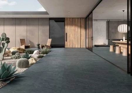 Керамогранит Vitra QuarStone Антрацит 60х120 (Натуральная и Реттифицированная) в Салавате