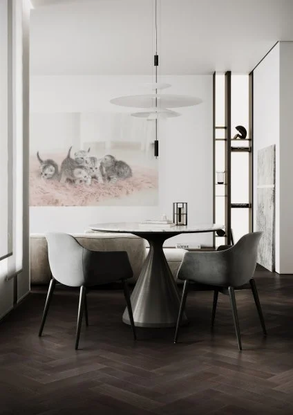 Паркетная доска Quartz Parquet Штучный паркет Дуб Смоляной 44-1258-01 в Салавате