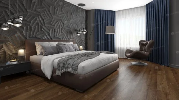 Кварц-виниловая плитка Alpine Floor Premium XL Дуб Шоколадный ЕСО 7-18, 8 мм. 43 класс в Салавате