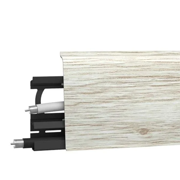 Плинтус пластиковый Arbiton INDO70 135 Дуб Платиновый 2,5 м в Салавате