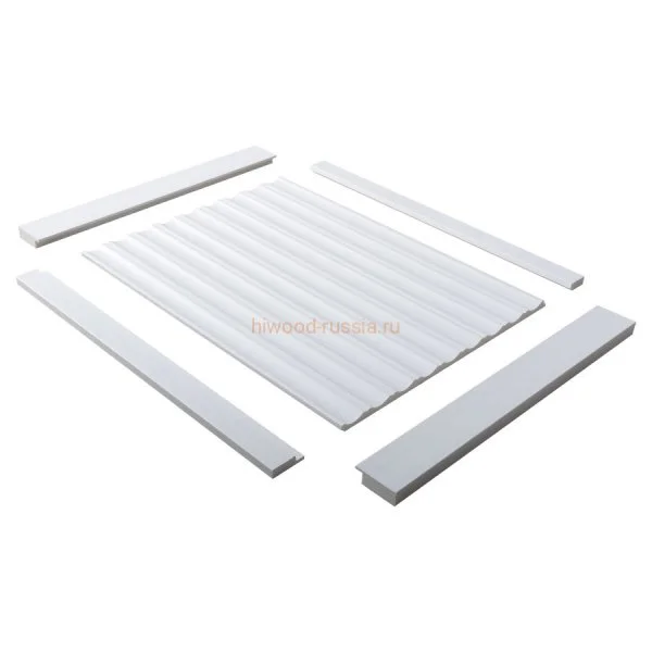 Финишный молдинг LF124A NP правый белый (42х12х2700мм) в Салавате