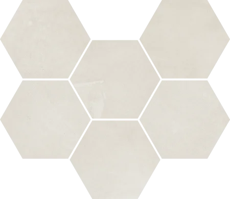 Керамогранит Italon Континуум Полар Мозаика Гексагон (Натуральная 25х29) в Салавате
