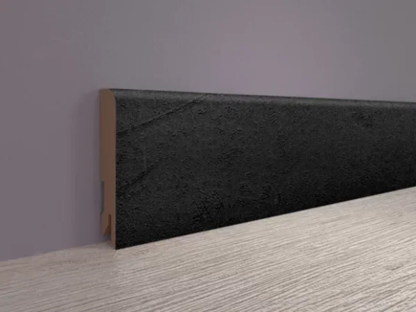 Плинтус MDF Bonkeel 24034 Чёрный Лофт (80х16х2400 мм) в Салавате