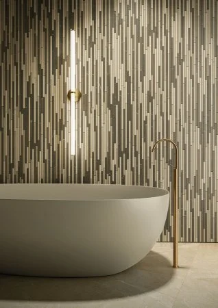 Керамогранит Italon Метрополис Вставка Стрип Ворм 26х75 (Натуральная) в Салавате