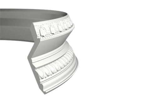 Карниз Европласт 1.50.137 гибкий 2,0 м в Салавате